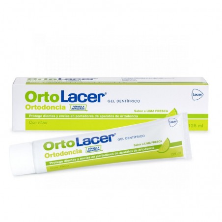 Lacer Ortolacer Gel Dentífrico Sabor Lima Fresca 125ml