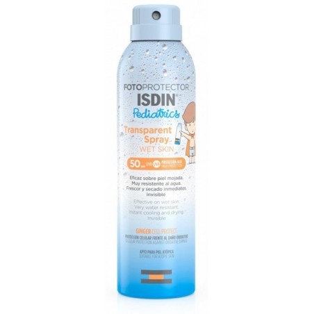 Isdin Fotoprotector Transparent Spray Wet Skin Pediatrics SPF-50 250ml