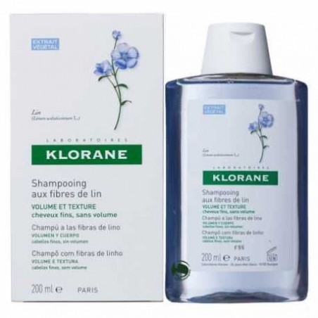 Klorane Champu a Las Fibras de Lino 200 Ml