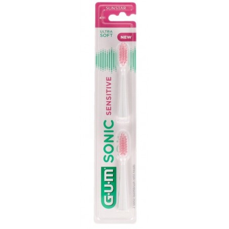 Gum 2 Recambios Cepillo Dental Sensivital Sonic