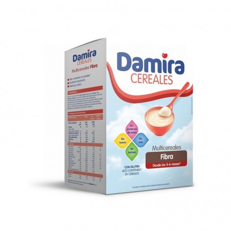 Damira Multicereales Fibra FOS Con Gluten 600gr