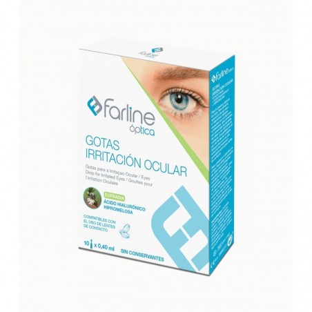 Farline Óptica Gotas Irritación Ocular Gotas Oftálmicas 10 Monodosis