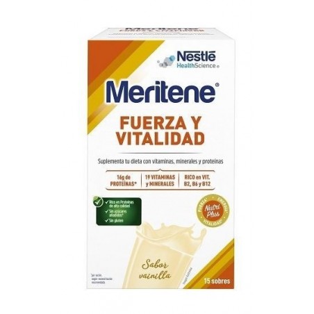 Meritene Fuerza y Vitalidad Vainilla 15 Sobres