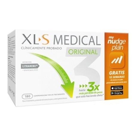 XL-S Medical Original Captagrasas Nudge 180 Comprimidos