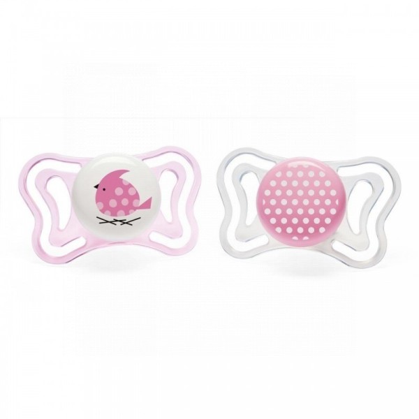 Chicco Chupete Physio Light Orto Rosa 2-6 M
