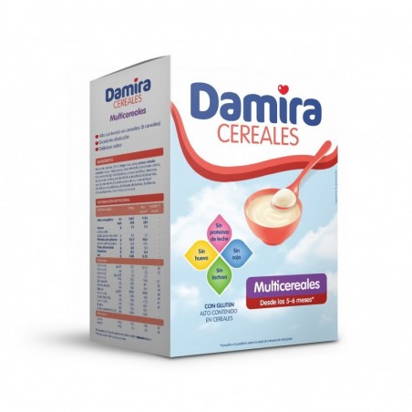 Damira Multicereales Con Gluten 600gr