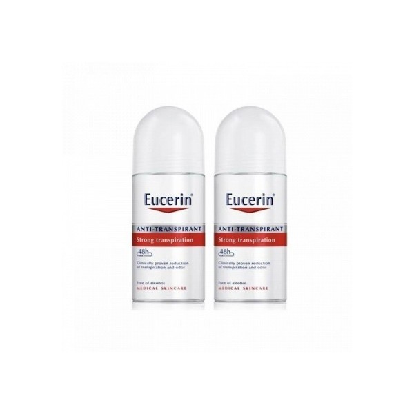 Eucerin Duplo  Desodorante Roll-on Antitranspirante 2 x 50ml
