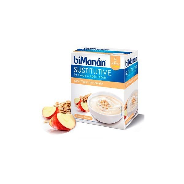 Bimanán Crema Sabor Yogur con Cereales 6 Sobres