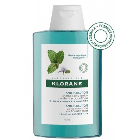 Klorane Champú Detoxificante Menta Acuática 200ml