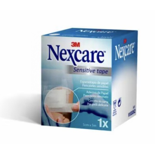 Nexcare Esparadrapo Hipoalergico Sensitive Tape Blanco 5 m X 5 cm