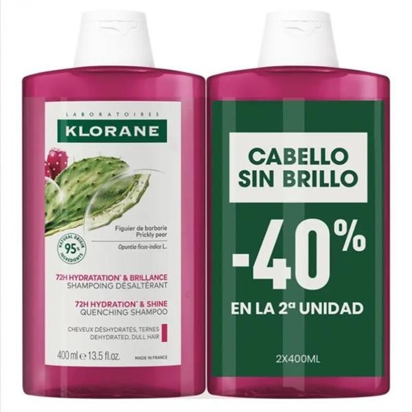 Klorane Champu Higo De Barbaria 2x400ml
