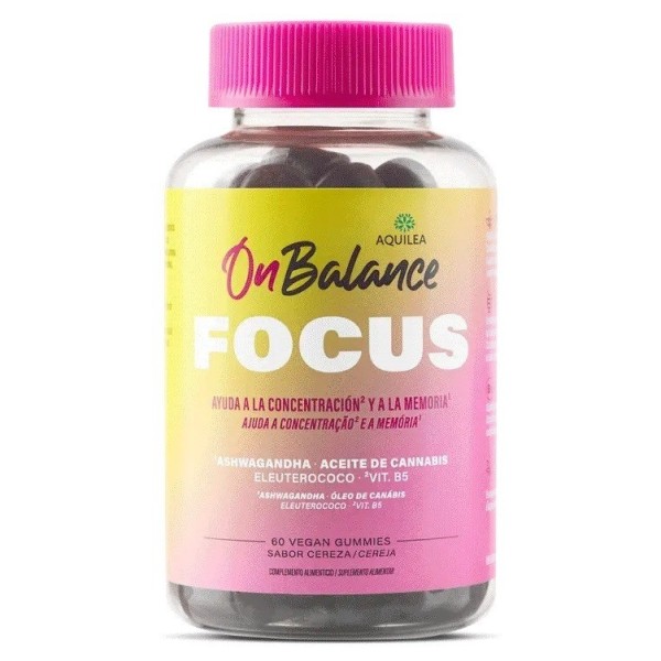 Aquilea Onbalance Focus  60 Gominolas Sabor Cereza