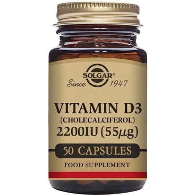 Solgar vitamina D3 50 caps