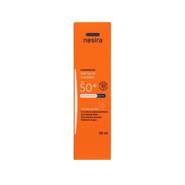 Acofarma Nesira Gel Facial Invisible SPF-50+ 50ml
