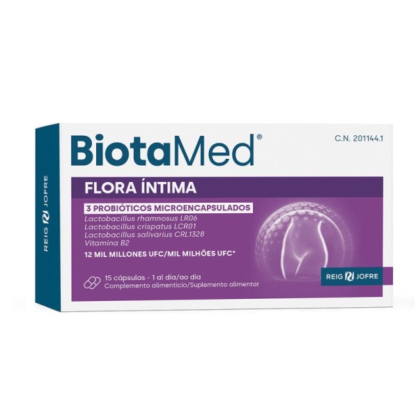 Reig Jofre  Biotamed Flora Íntima 15 Cápsulas