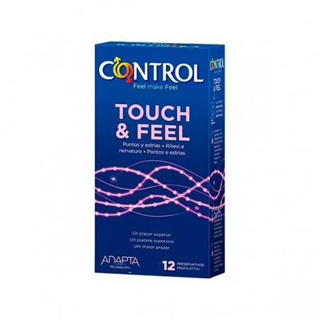 Control Preservativos Sensual Dots & Lines 12 uds