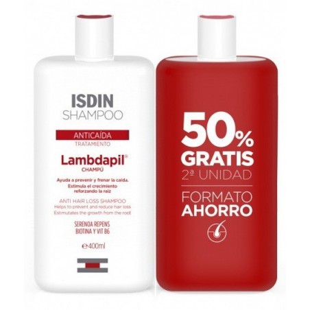 Isdin Lambdapil Duplo Champú Anticaída 2 x 400ml