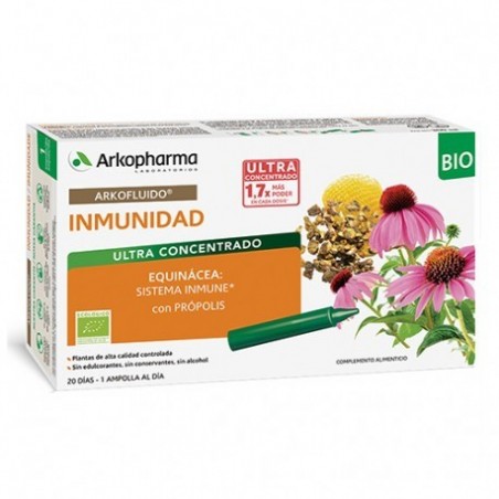 Arkofluido Inmunidad Echinacea BIO + Própolis 20 Ampollas