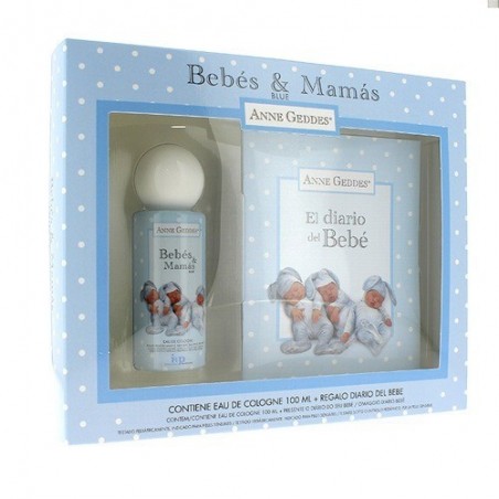 Agua de Colonia Bebé Diario Azul Anne Geddes 100ml + diario