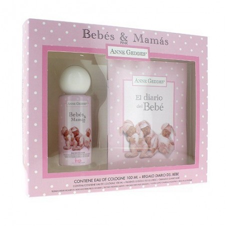 Agua de Colonia Bebé Diario Rosa Anne Geddes 100ml + Diario