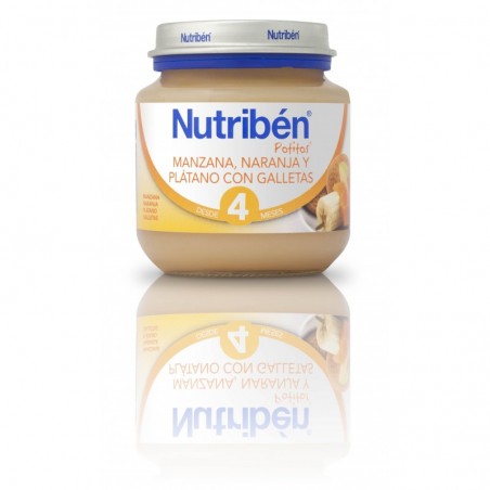 Nutribén Junior Manzana, Naranja, Plátano y Galleta 200gr