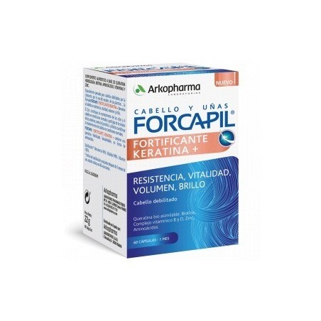 Arkopharma Forcapil Fortificante Keratina+ 60 Cápsulas