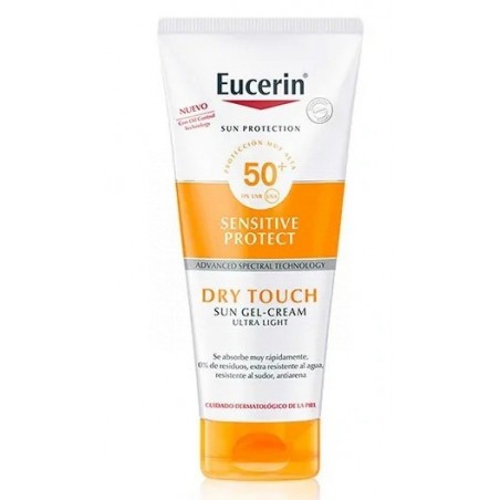 Eucerin Sun Body Sensitive Protect Gel Crema Toque Seco SPF-50+ 200ml