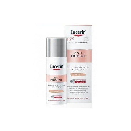 Eucerin Anti-Pigment Crema Día SPF-30 Tono Medo 50ml