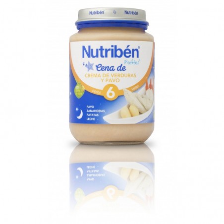 Nutribén Cena Crema Verdura Pavo 200 G